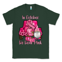 Sports Green breast cancer awareness pink truck gnomes Classic Tee - RanaPortraitStore