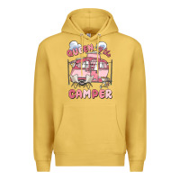 Antique Gold queen of the camper Premium Hoodie - MaliasSmallBusiness