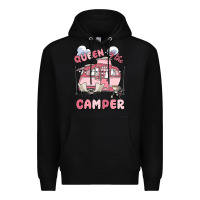 Black queen of the camper Premium Hoodie - MaliasSmallBusiness