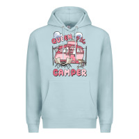 Blue Mist queen of the camper Premium Hoodie - MaliasSmallBusiness