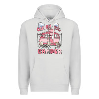 Dove Grey queen of the camper Premium Hoodie - MaliasSmallBusiness