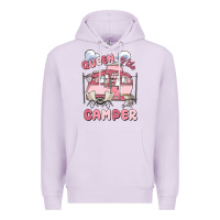 Lilac queen of the camper Premium Hoodie - MaliasSmallBusiness