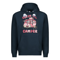 Navy queen of the camper Premium Hoodie - MaliasSmallBusiness