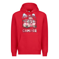 Red queen of the camper Premium Hoodie - MaliasSmallBusiness