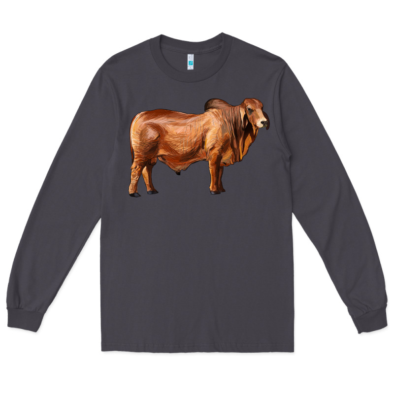 Brahman Bull Long Sleeve Tee by RanaPortraitStore | Teevron