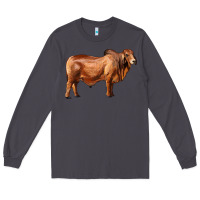 Smoke brahman bull Long Sleeve Tee - RanaPortraitStore