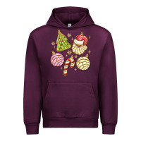 Mauve Wine christmas conchas Urban Hoodie - MaliasSmallBusiness