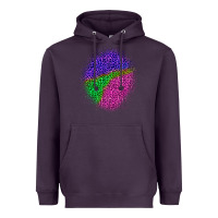 Plum halloween leopard patch 1 Heavyweight Hoodie - BundleAndBundleShop
