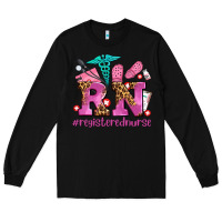 Black registered nurse with crocs Long Sleeve Tee - AdoDesignShop