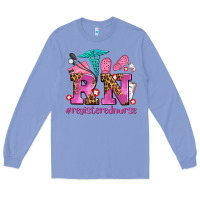 Colony Blue registered nurse with crocs Long Sleeve Tee - AdoDesignShop