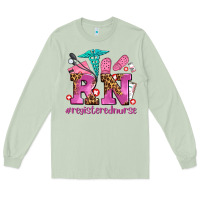 Matcha registered nurse with crocs Long Sleeve Tee - AdoDesignShop