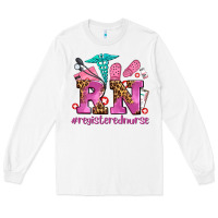 White registered nurse with crocs Long Sleeve Tee - AdoDesignShop