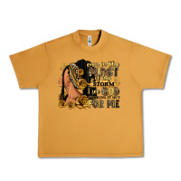 Peanut Butter Even in the midst of my storm afro woman Urban Heavy Tee - RanaPortraitStore