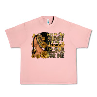 Salmon Even in the midst of my storm afro woman Urban Heavy Tee - RanaPortraitStore