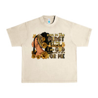 Sandshell Even in the midst of my storm afro woman Urban Heavy Tee - RanaPortraitStore