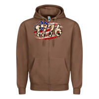 Chestnut 4th of July 1776 Zipper Hoodie - Neo Western