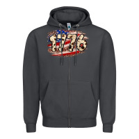 Smoke 4th of July 1776 Zipper Hoodie - Neo Western
