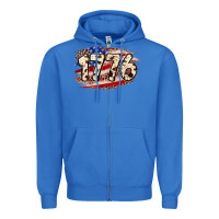 True Royal 4th of July 1776 Zipper Hoodie - Neo Western