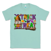 Seafoam Trick or Treat Classic Tee - texasbilliewilder
