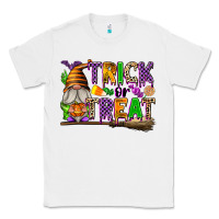 White Trick or Treat Classic Tee - texasbilliewilder