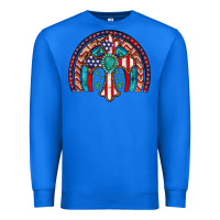 True Royal gemstone cross american flag turquoise rainbow Premium Sweatshirt - Artiststas