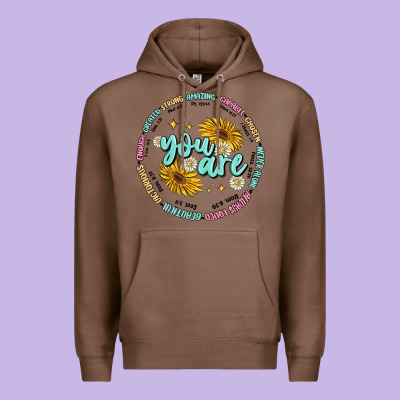 You Are Inspiration Premium Hoodie Designed By Maliassmallbusiness