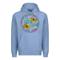 Colony Blue you are inspiration Premium Hoodie - MaliasSmallBusiness