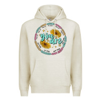 Oatmeal Heather you are inspiration Premium Hoodie - MaliasSmallBusiness