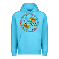 Ocean Blue you are inspiration Premium Hoodie - MaliasSmallBusiness