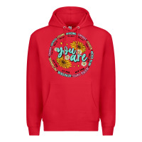 Red you are inspiration Premium Hoodie - MaliasSmallBusiness
