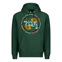 Sports Green you are inspiration Premium Hoodie - MaliasSmallBusiness