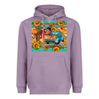 Farm Life Fall Barn And Truck Heavyweight Hoodie | Teevron