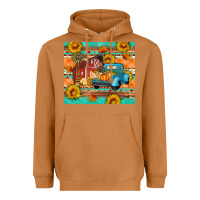 Meerkat Farm life fall barn and truck Heavyweight Hoodie - Artiststas