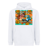 White Farm life fall barn and truck Heavyweight Hoodie - Artiststas
