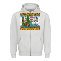 Dove Grey lake babe tumbler Zipper Hoodie - HRA Design Shop