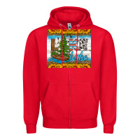 Red lake babe tumbler Zipper Hoodie - HRA Design Shop
