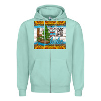 Seafoam lake babe tumbler Zipper Hoodie - HRA Design Shop