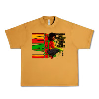 Peanut Butter I am black history Afro American woman Urban Heavy Tee - RanaPortraitStore