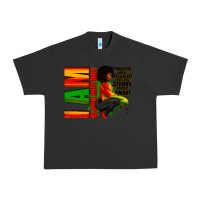 Pigment Black I am black history Afro American woman Urban Heavy Tee - RanaPortraitStore