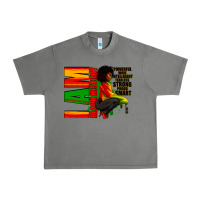 Tornado I am black history Afro American woman Urban Heavy Tee - RanaPortraitStore
