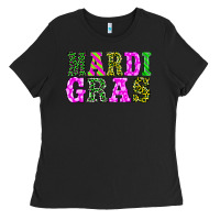 Black mardi gras Ladies Tee - BarkalooDesign