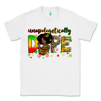 White unapologetically dope Classic Tee - Zillion Design Studio