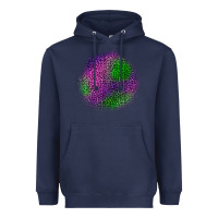 Navy halloween leopard patch Heavyweight Hoodie - BundleAndBundleShop