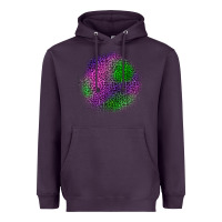 Plum halloween leopard patch Heavyweight Hoodie - BundleAndBundleShop