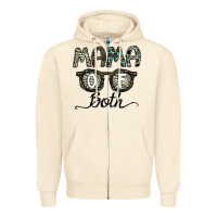 Sandshell mama of both Zipper Hoodie - CowhideDigitalArt