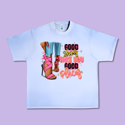 Good Shoes Take You To Good Places Black Fashion G Urban Heavy Tee Designed By Ranaportraitstore