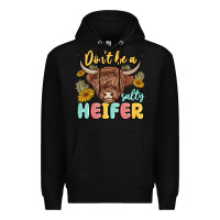 Black dont be a salty heifer Premium Hoodie - MaliasSmallBusiness