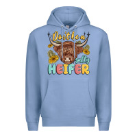 Colony Blue dont be a salty heifer Premium Hoodie - MaliasSmallBusiness