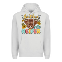 Dove Grey dont be a salty heifer Premium Hoodie - MaliasSmallBusiness