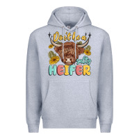 Heather Grey dont be a salty heifer Premium Hoodie - MaliasSmallBusiness